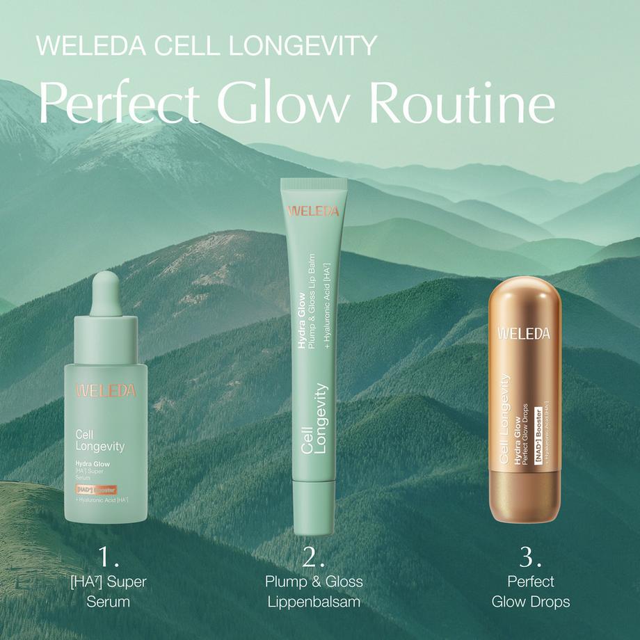 Weleda Cell Longevity  Hydra Glow Plump & Gloss Lip Balm 