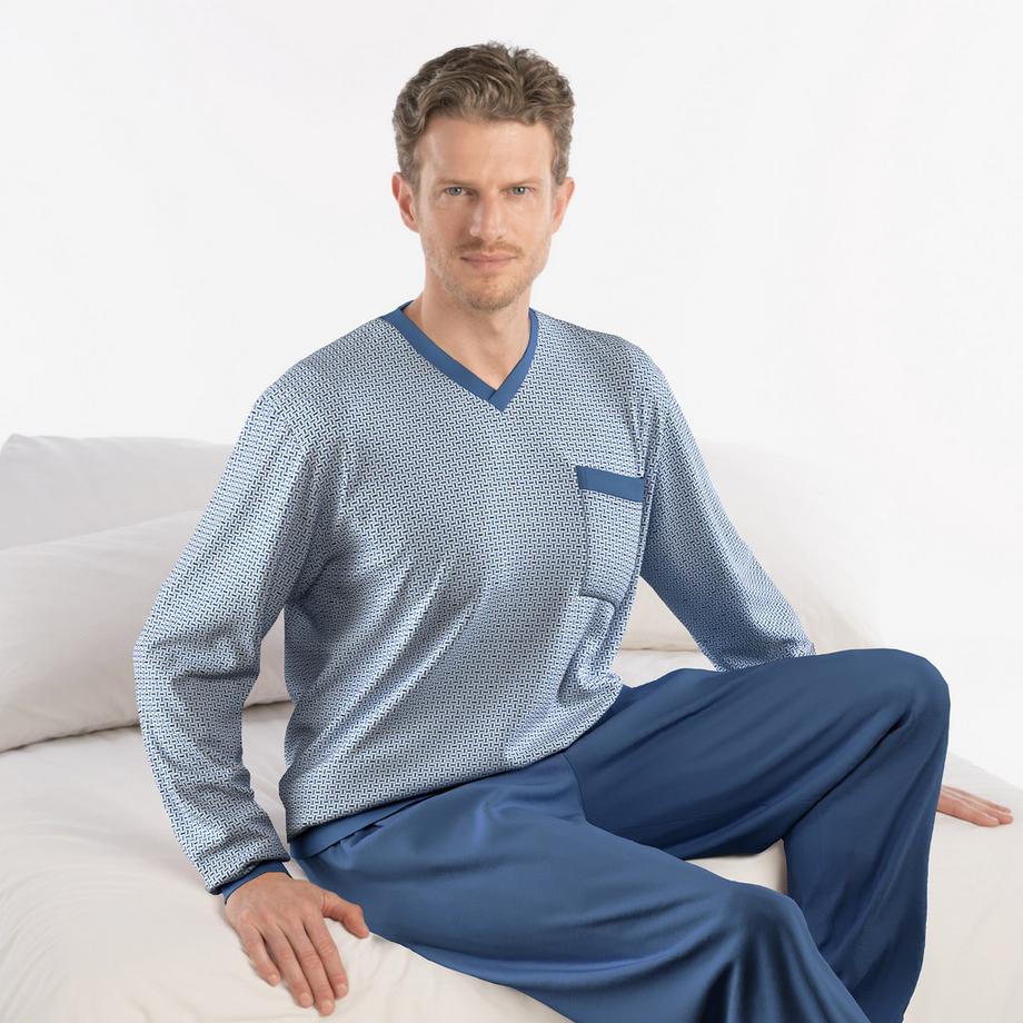 ISA bodywear Set Pigiama Maniche Lunghe  