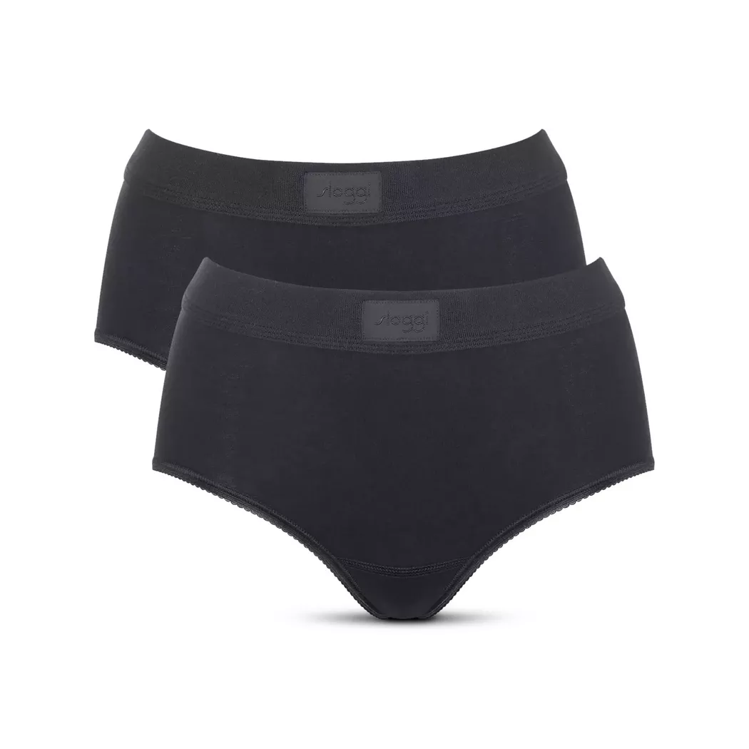 Sloggi - Duopack, Pantys, für Damen, Black, Größe 40
