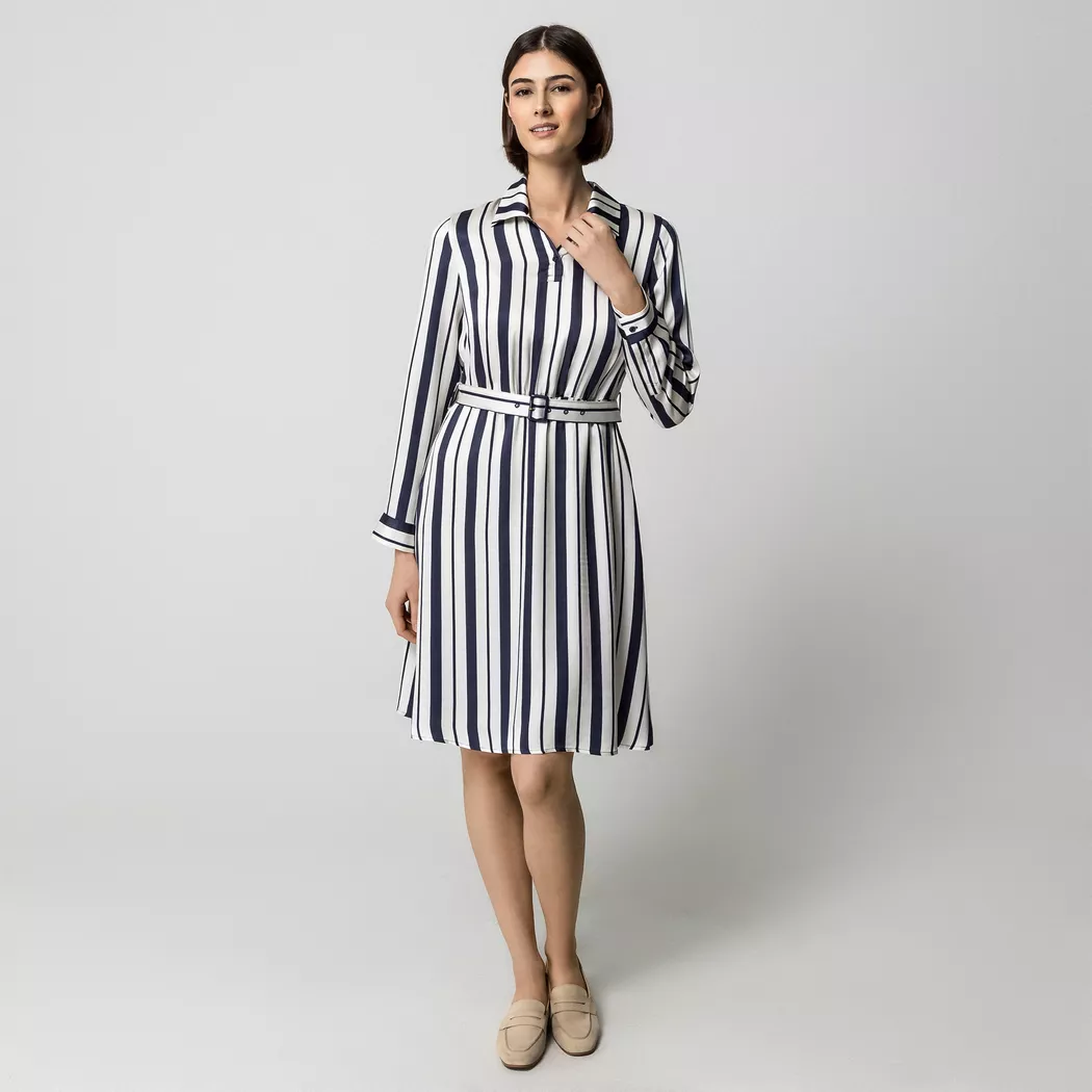 Manor Woman - Polokleid, für Damen, Black, Größe 46