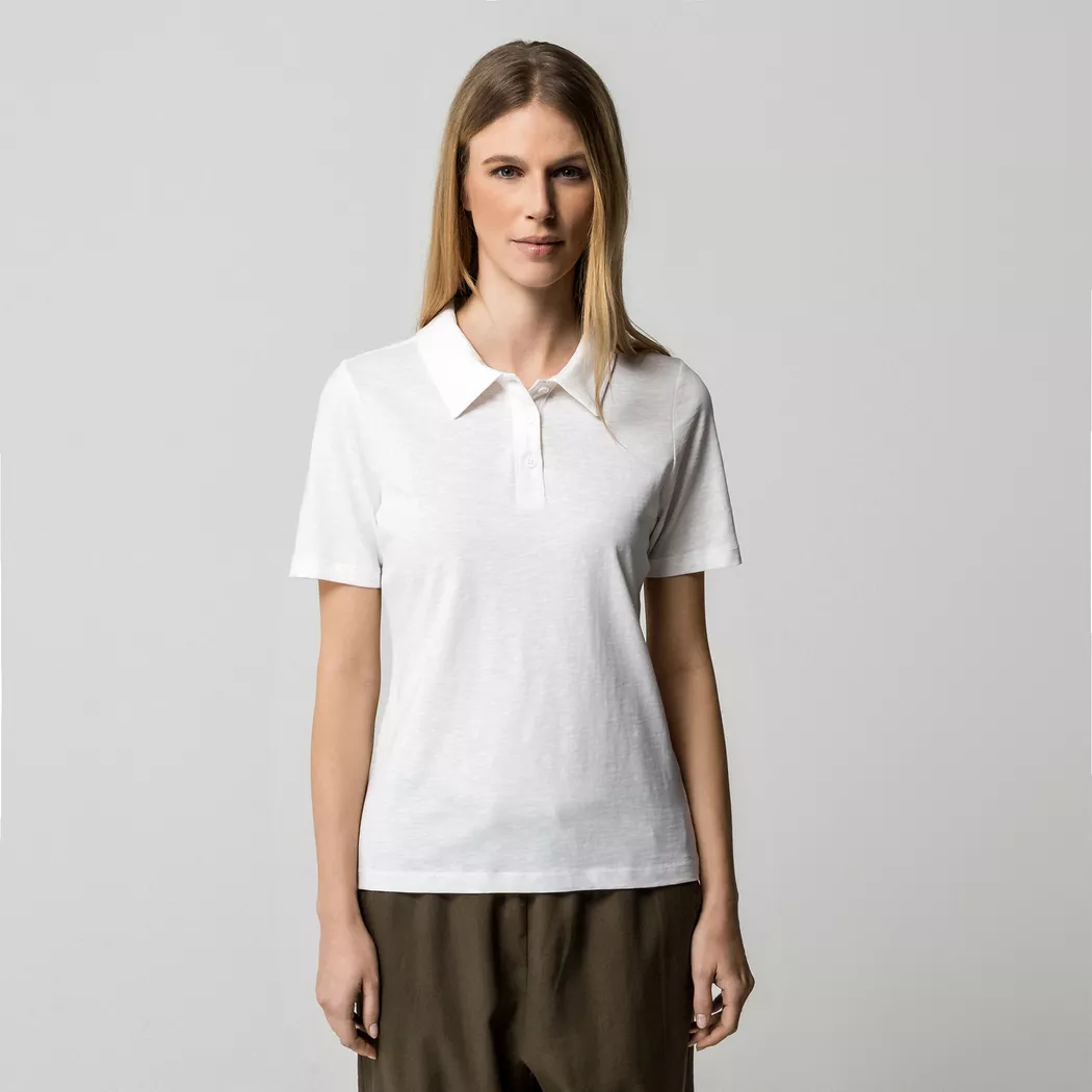 Manor Woman - Polo Shirt, für Damen, Weiss, Größe L