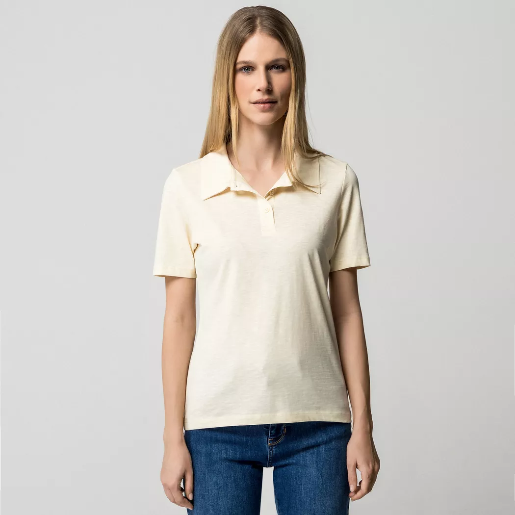 Manor Woman - Polo Shirt, für Damen, Vanilla, Größe XL