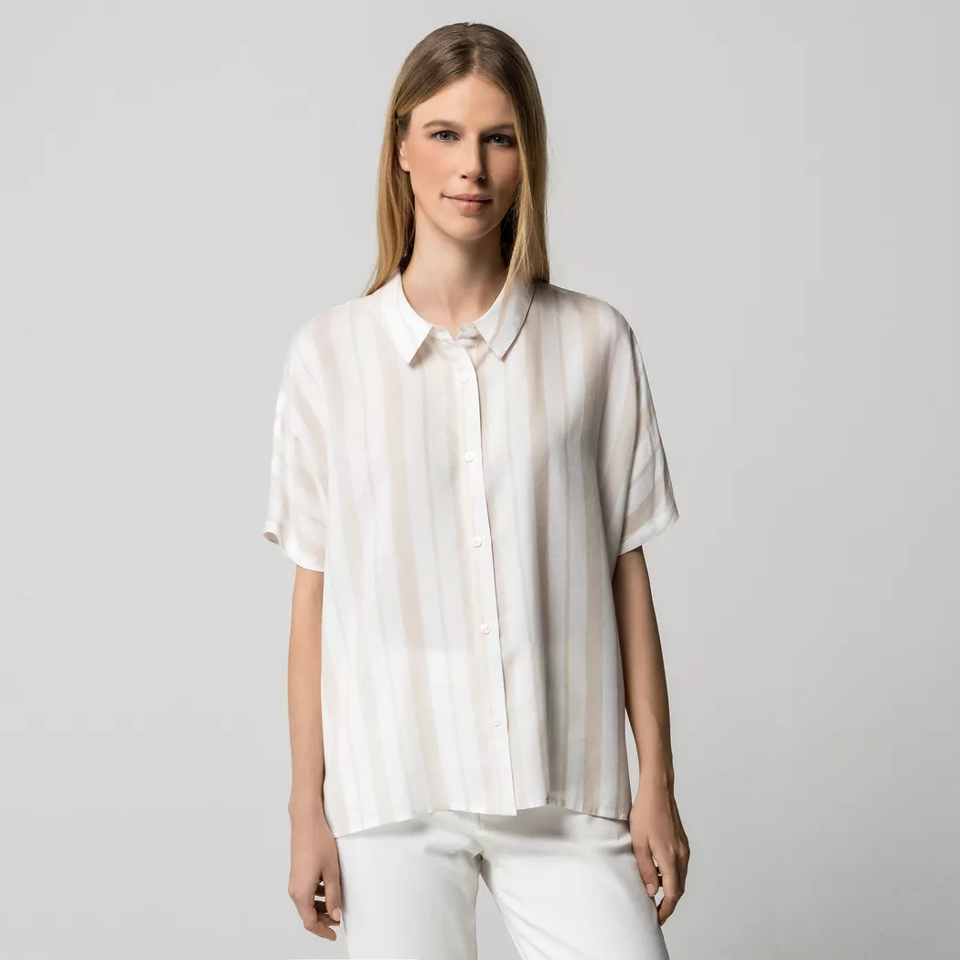 Manor Woman - Bluse, für Damen, Sandsteingrau, Größe 38