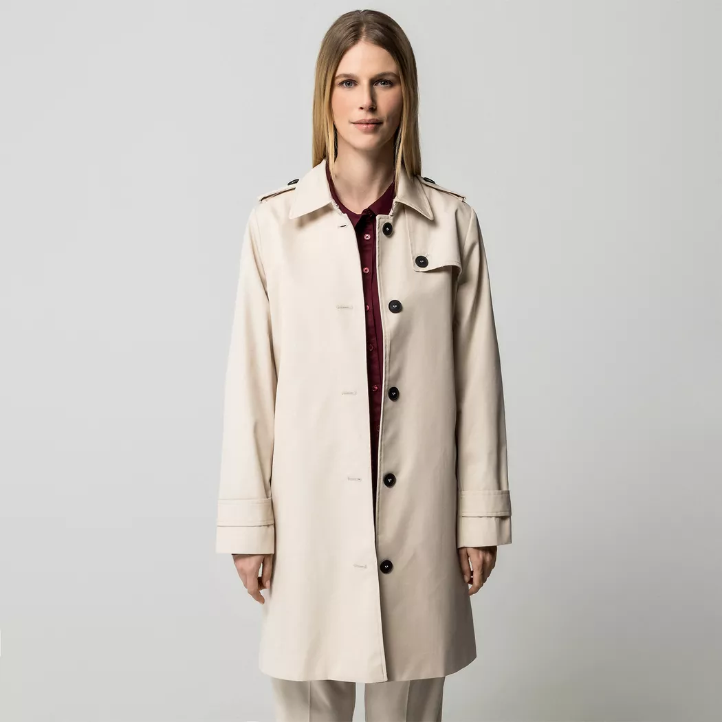 Manor Woman - Trenchcoat, für Damen, Sandsteingrau, Größe 40