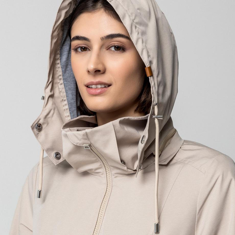 Manor Woman Veste Femme Regular Fit avec Capuche Amovible  