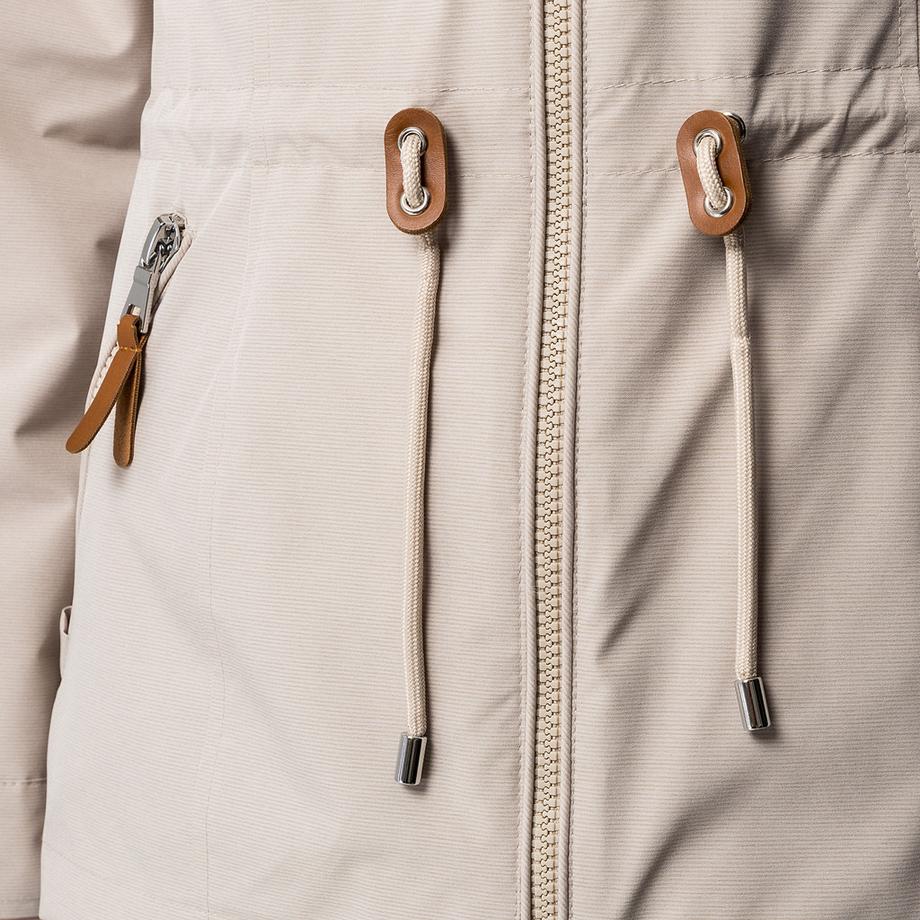 Manor Woman Veste Femme Regular Fit avec Capuche Amovible  