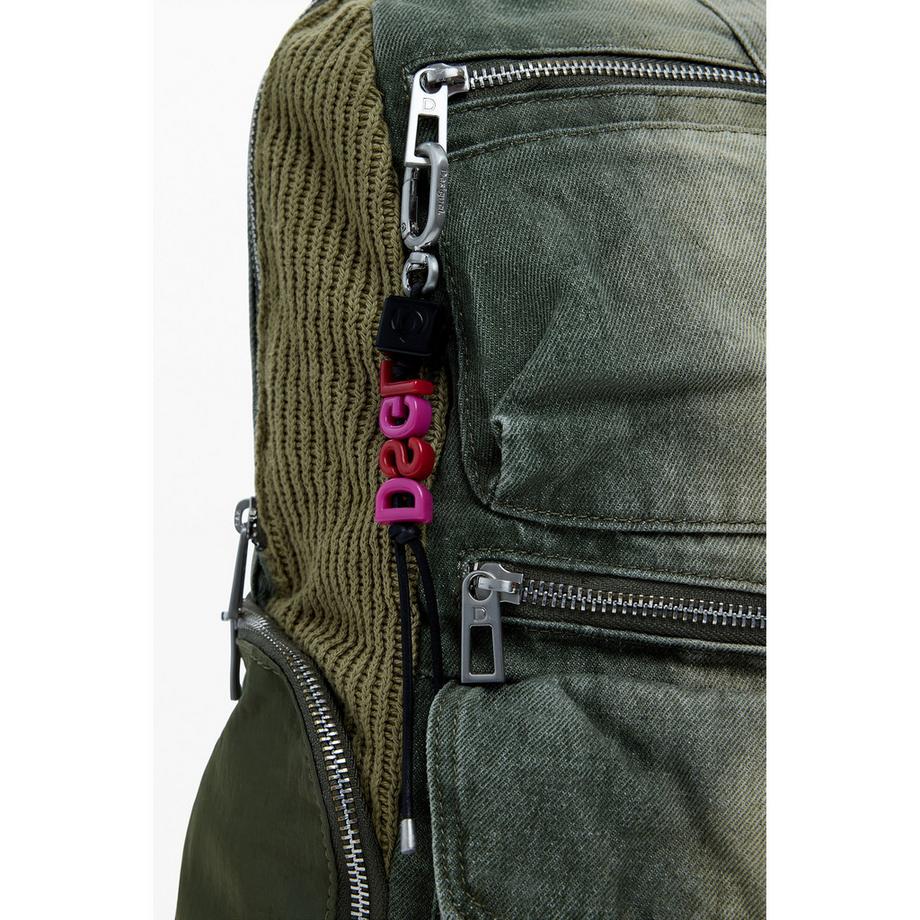 Desigual Sac à dos effet vintage délavé  