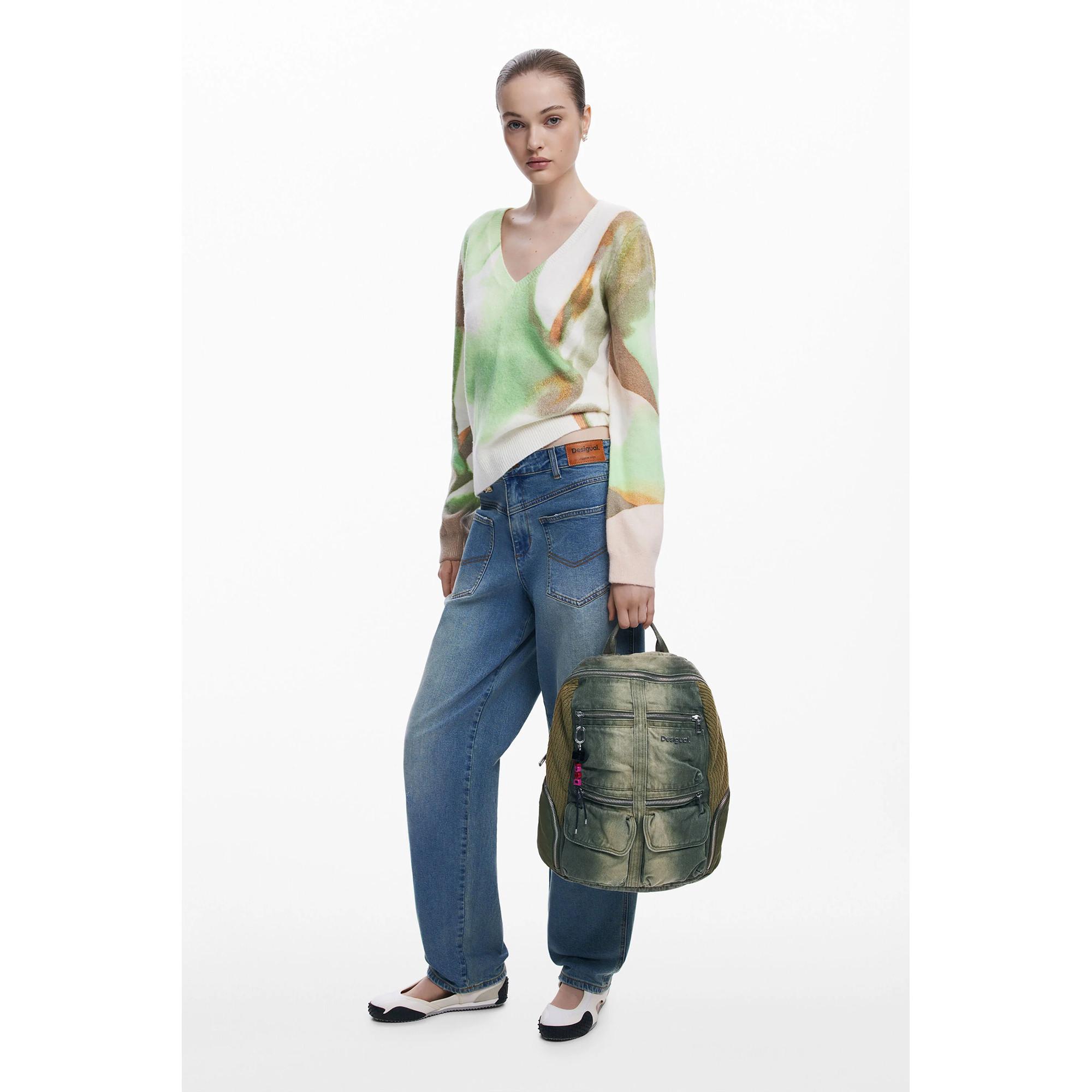 Desigual Rucksack Washed Vintage Effekt  