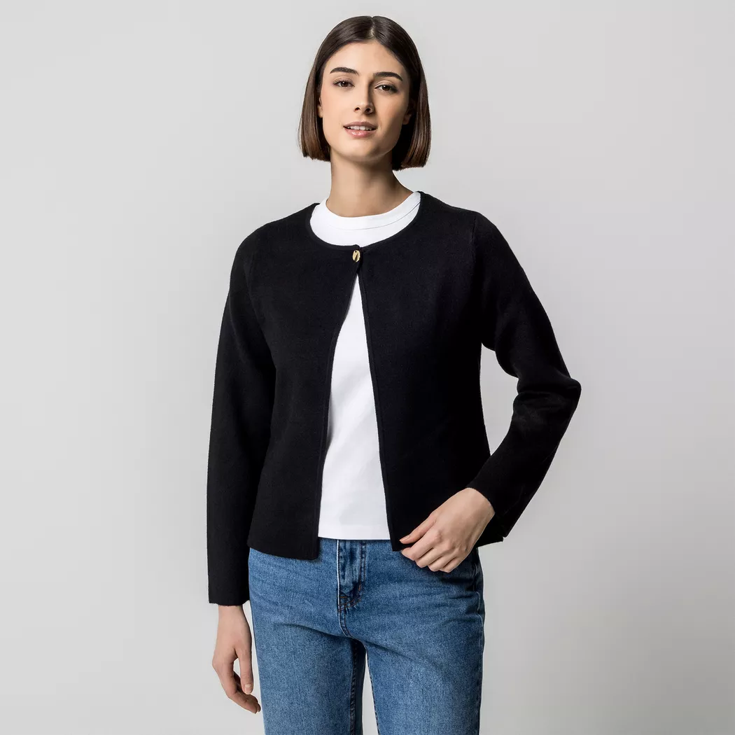 Gina Tricot - Cardigan, für Damen, Black, Größe M