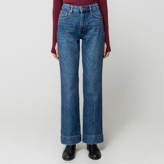 Gina Tricot Jeans Taille Haute Coupe Droite  