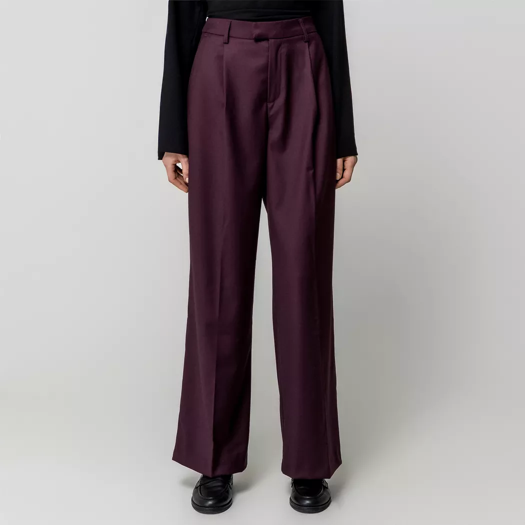Gina Tricot - Hose, für Damen, Weinrot, Größe 36