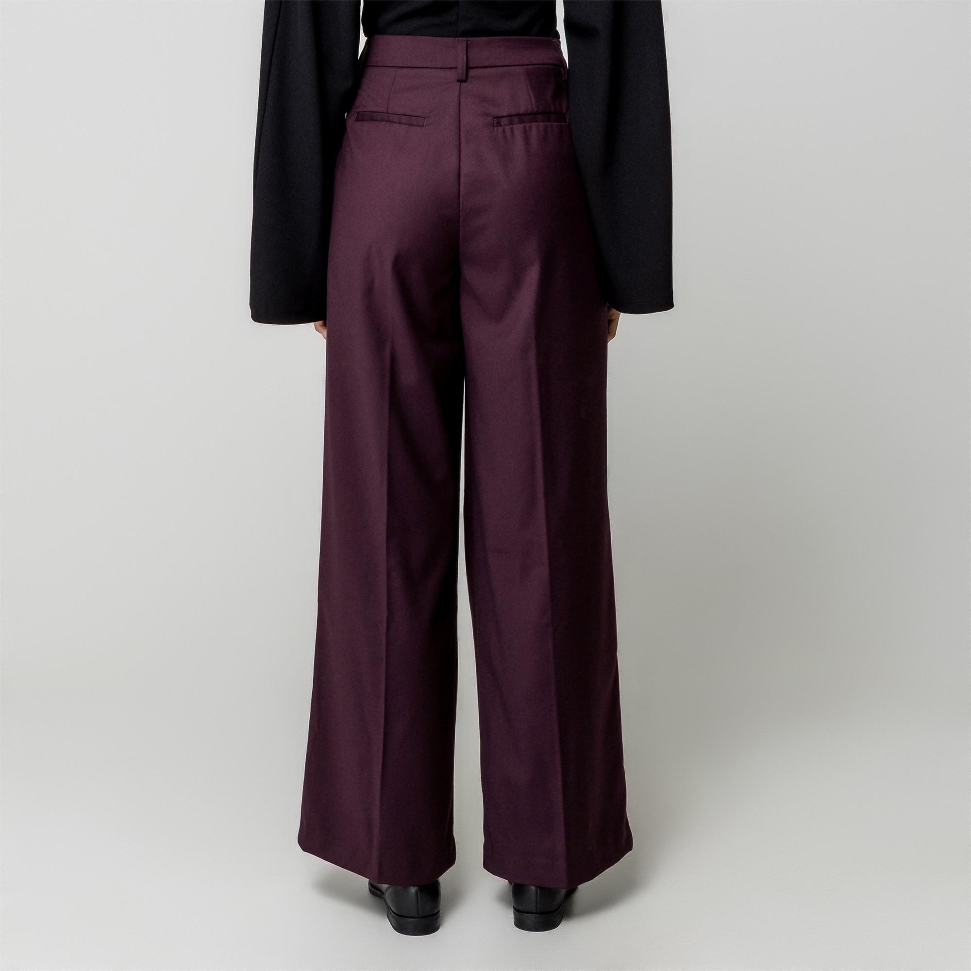 Gina Tricot Pantalon Large Taille Haute  