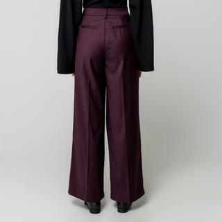 Gina Tricot Pantalon Large Taille Haute  