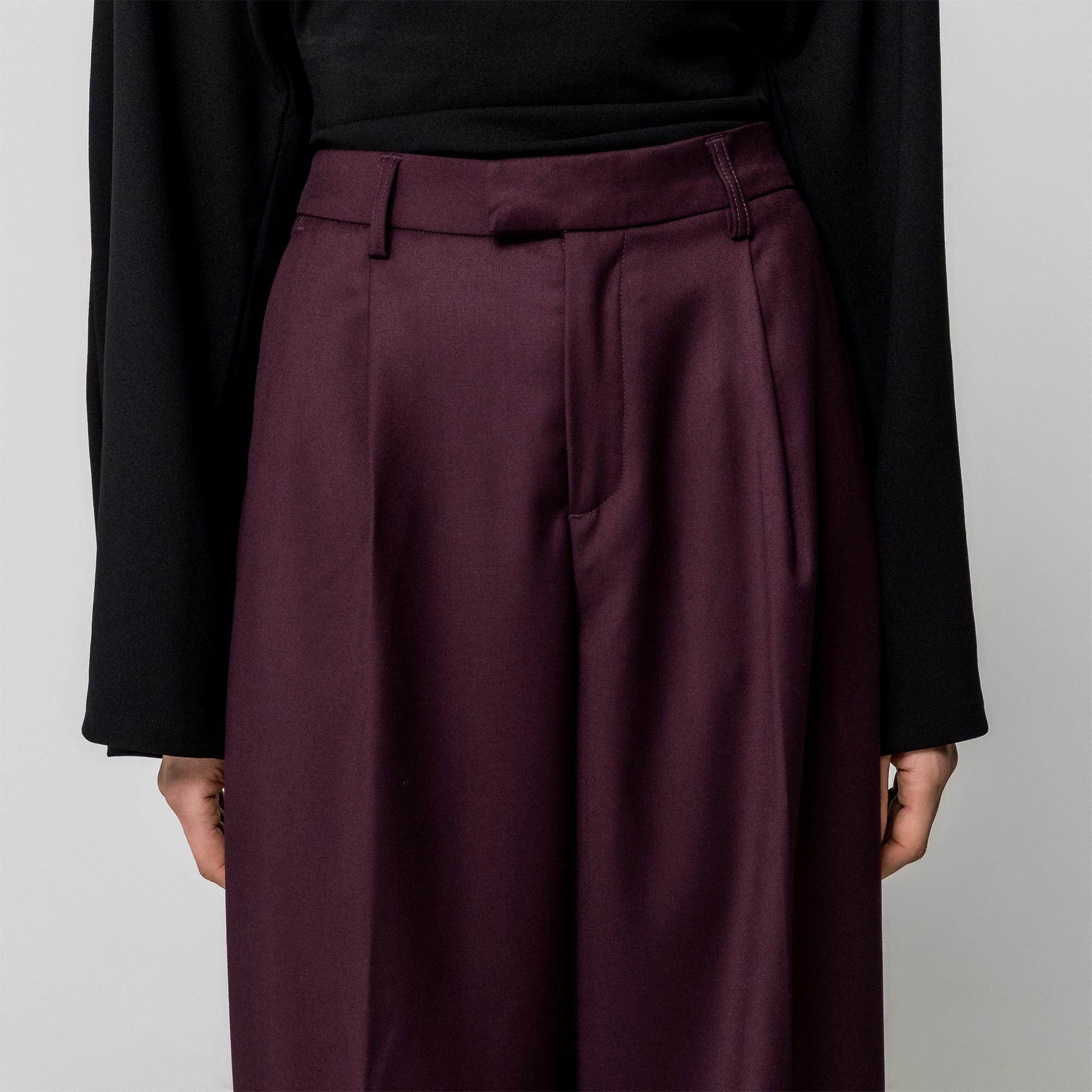 Gina Tricot Pantalon Large Taille Haute  