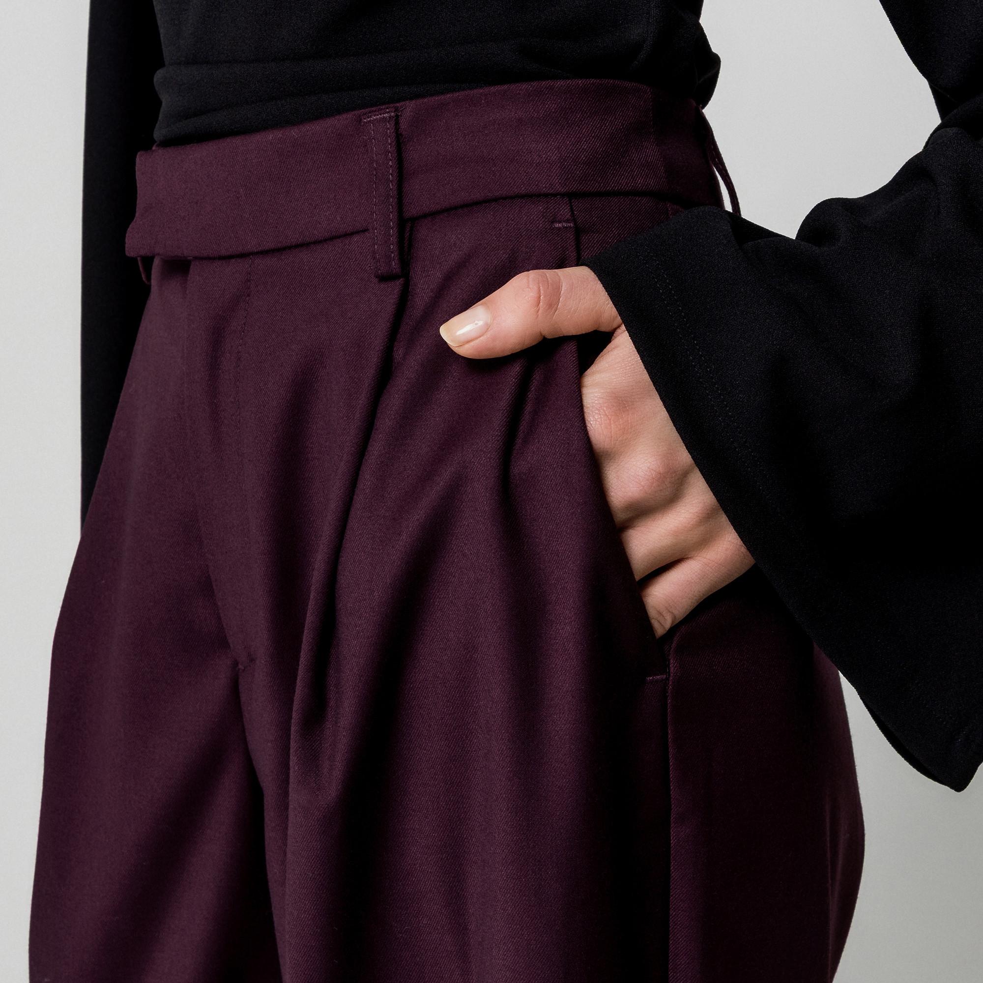 Gina Tricot Pantalon Large Taille Haute  