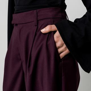 Gina Tricot Pantalon Large Taille Haute  