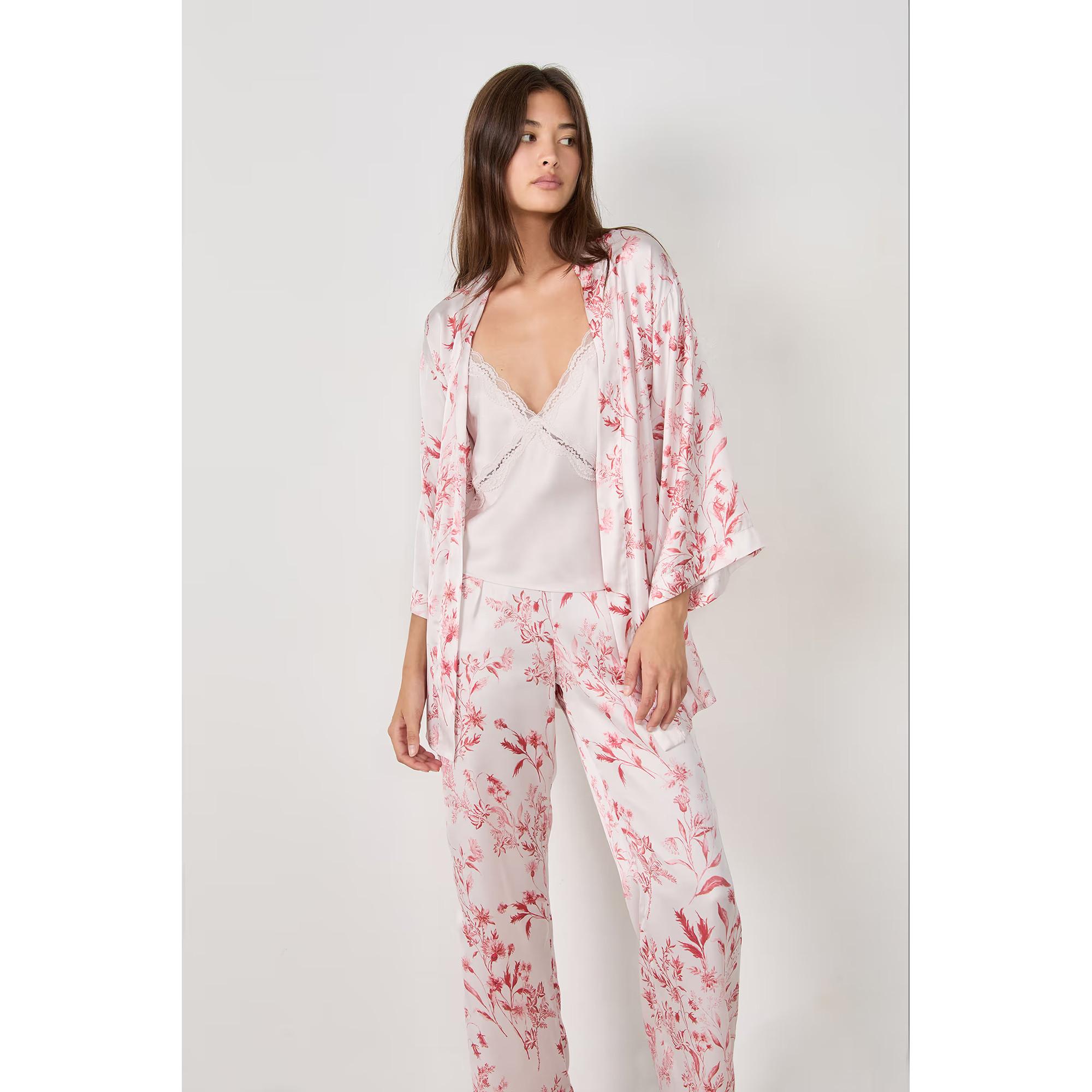 Etam Robe de chambre Kimono Imprimé Floral  