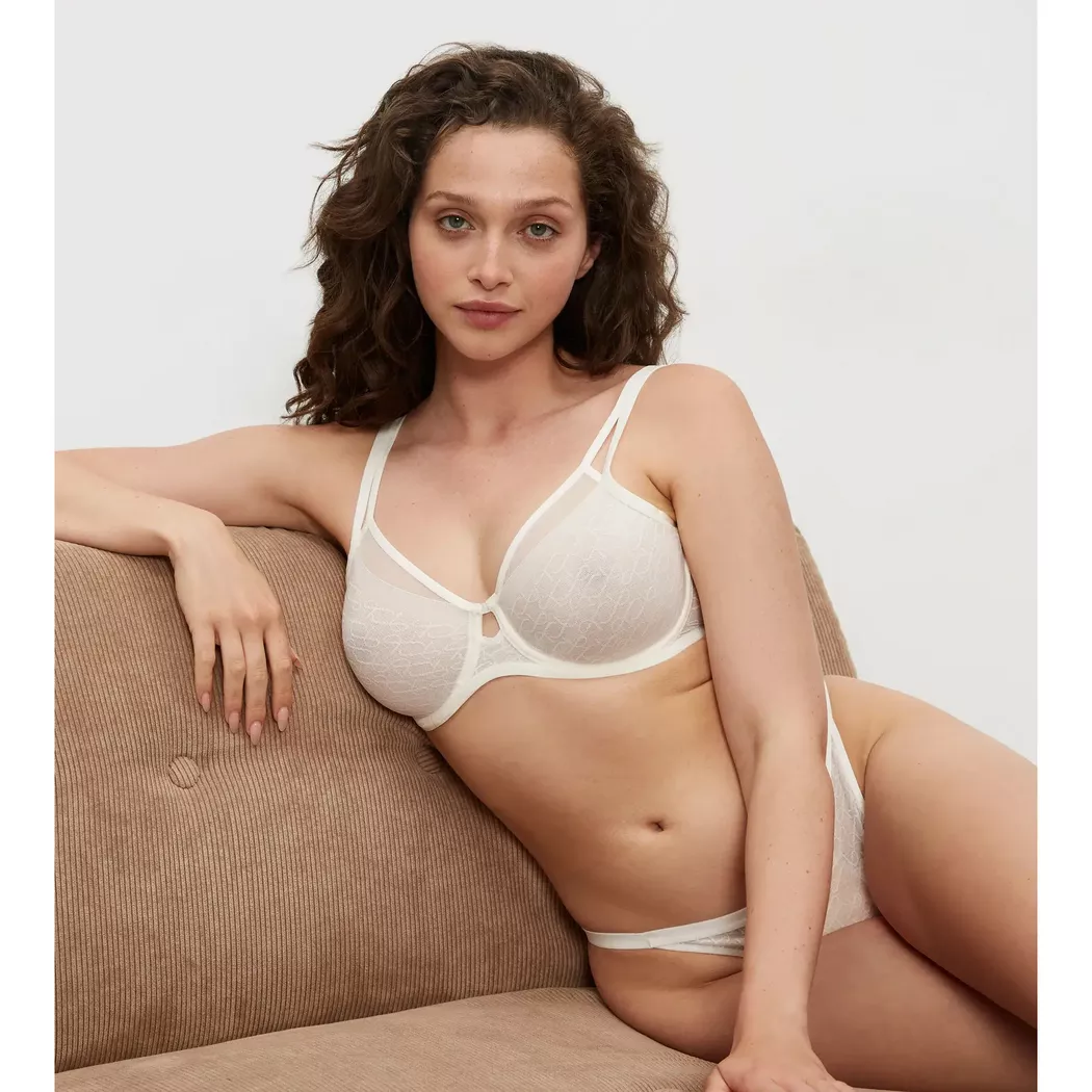 Triumph - Bügel-BH, wattiert, für Damen, Creme, Größe 70E