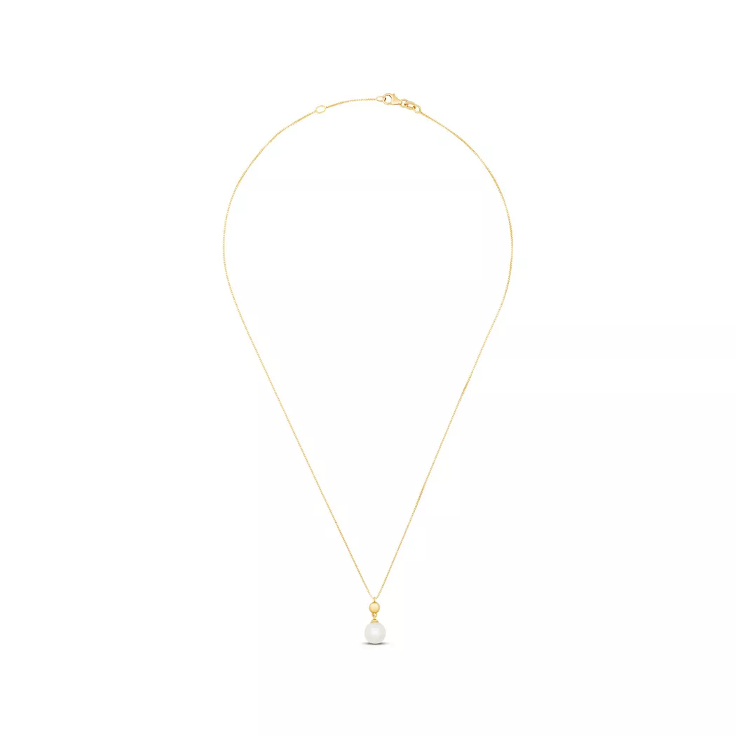 Puro® - Halskette, 42cm, Gelbgold 7