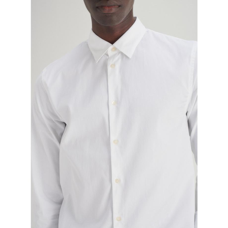 MAISON STANDARDS Peter Popeline Camicia Maniche Lunghe  