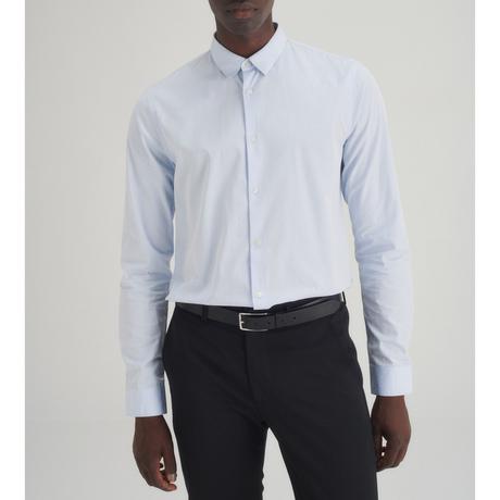 MAISON STANDARDS Peter Popeline Langarmhemd  