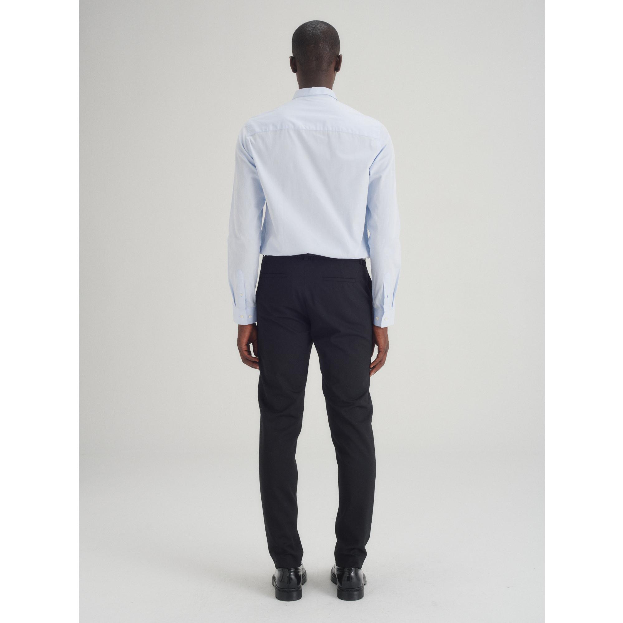 MAISON STANDARDS Peter Popeline Langarmhemd  