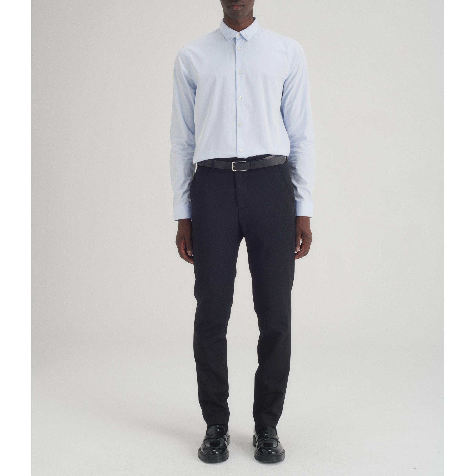 MAISON STANDARDS Peter Popeline Langarmhemd  