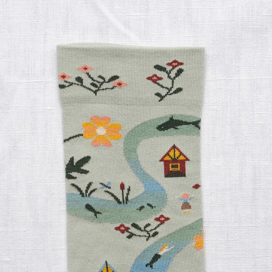 Bonne Maison La Rivière Chaussettes hauteur mollet  