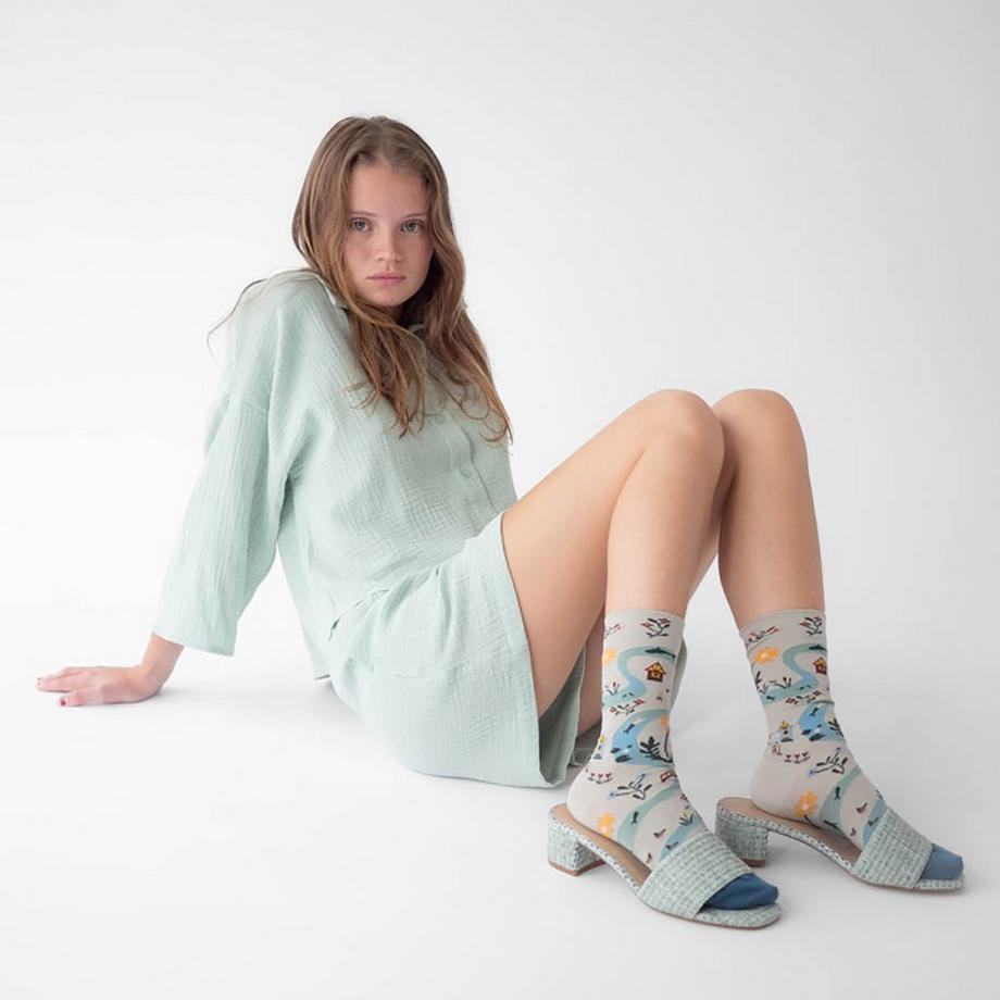 Bonne Maison La Rivière Chaussettes hauteur mollet  