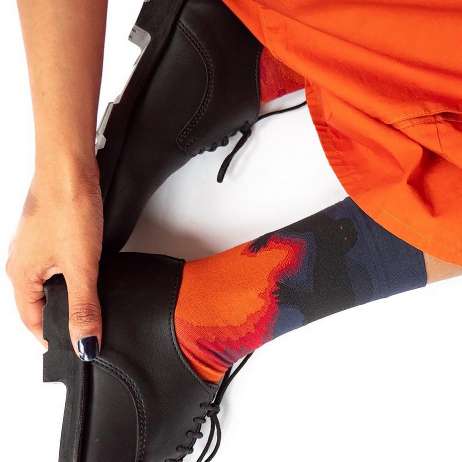 Bonne Maison Chaussettes hauteur mollet à motifs  