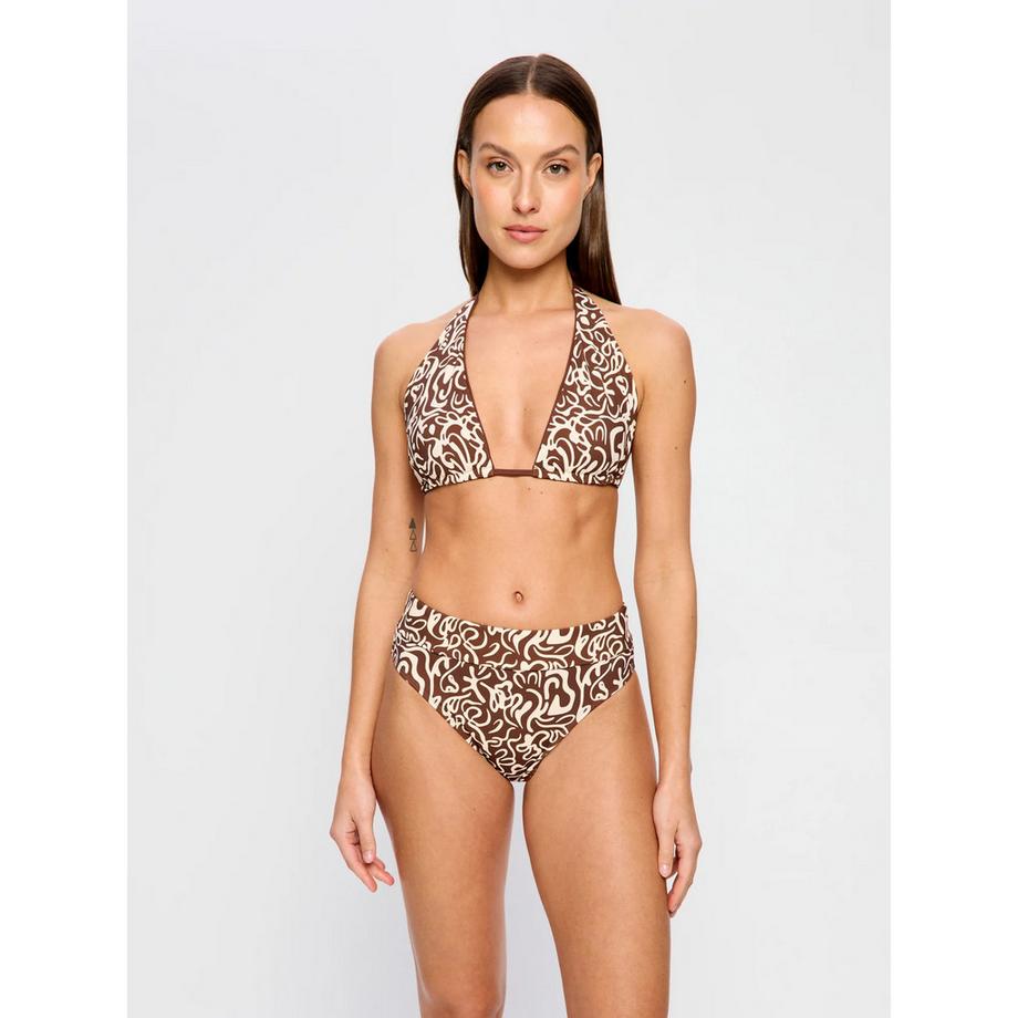 Modibodi Haut de bikini réversible à col montant  