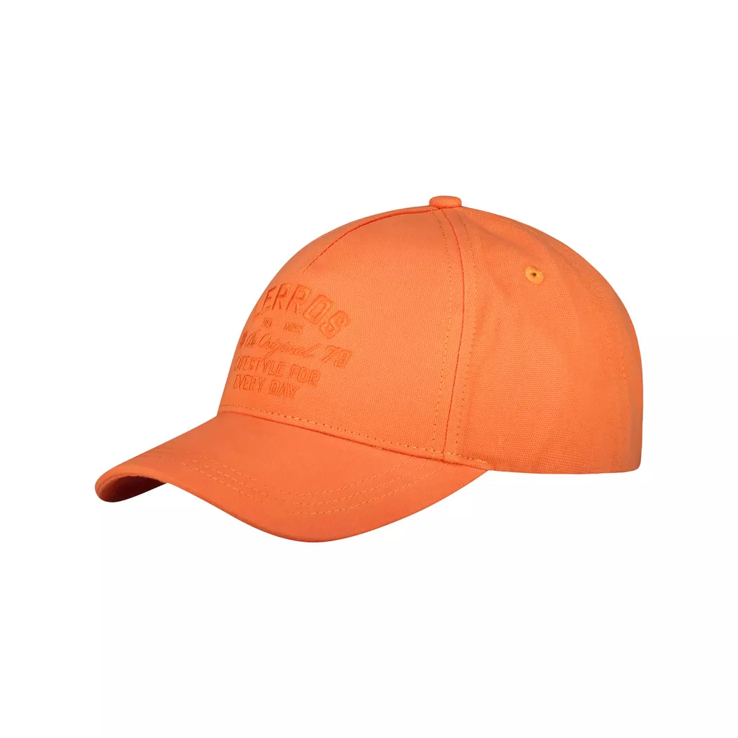 Baseball Cap LERROS "Unifarbene LERROS-Basecap", Herren, Gr. Normalgrößen, vivid rot, 100% Baumwolle, Caps