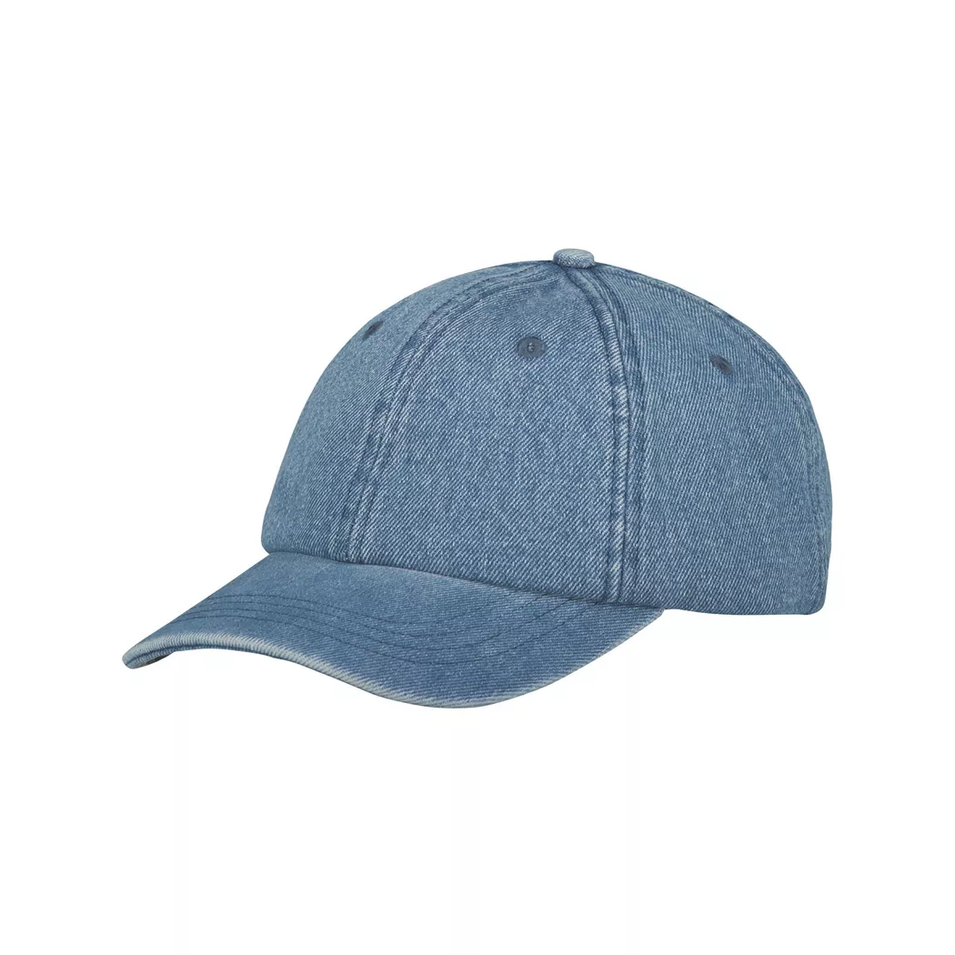 Baseball Cap LERROS "Denim-Basecap mit LERROS-Stitching", Herren, Gr. Normalgrößen, strong blau, 100% Baumwolle, Caps