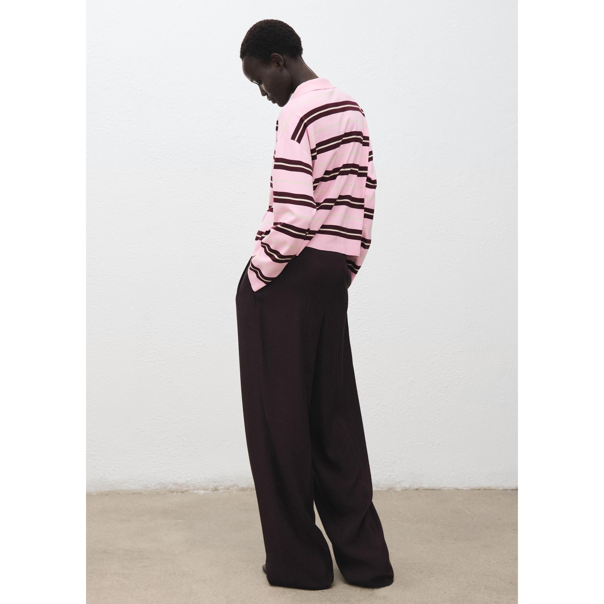 MANGO RIRIPOL Pull Polo Rayé  