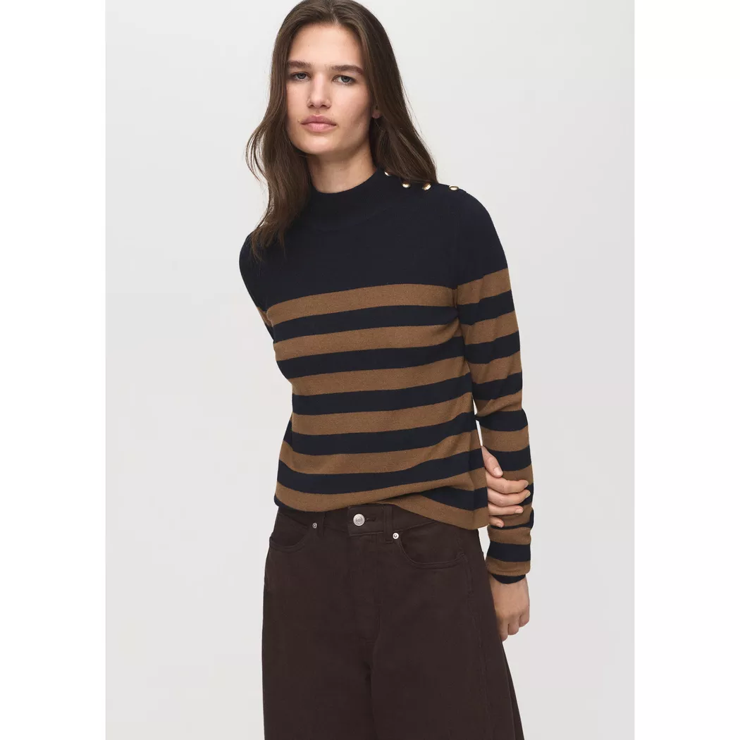 Mango - Pullover, für Damen, Braun, Größe XS
