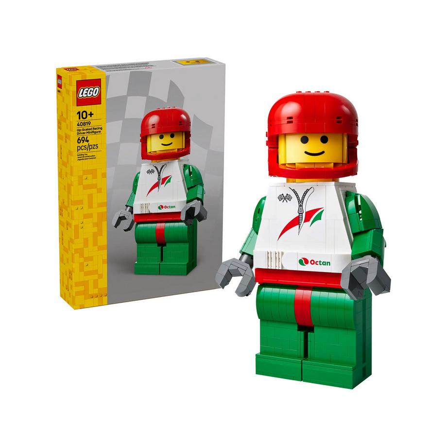 40819 Grande minifigurine de pilote de course