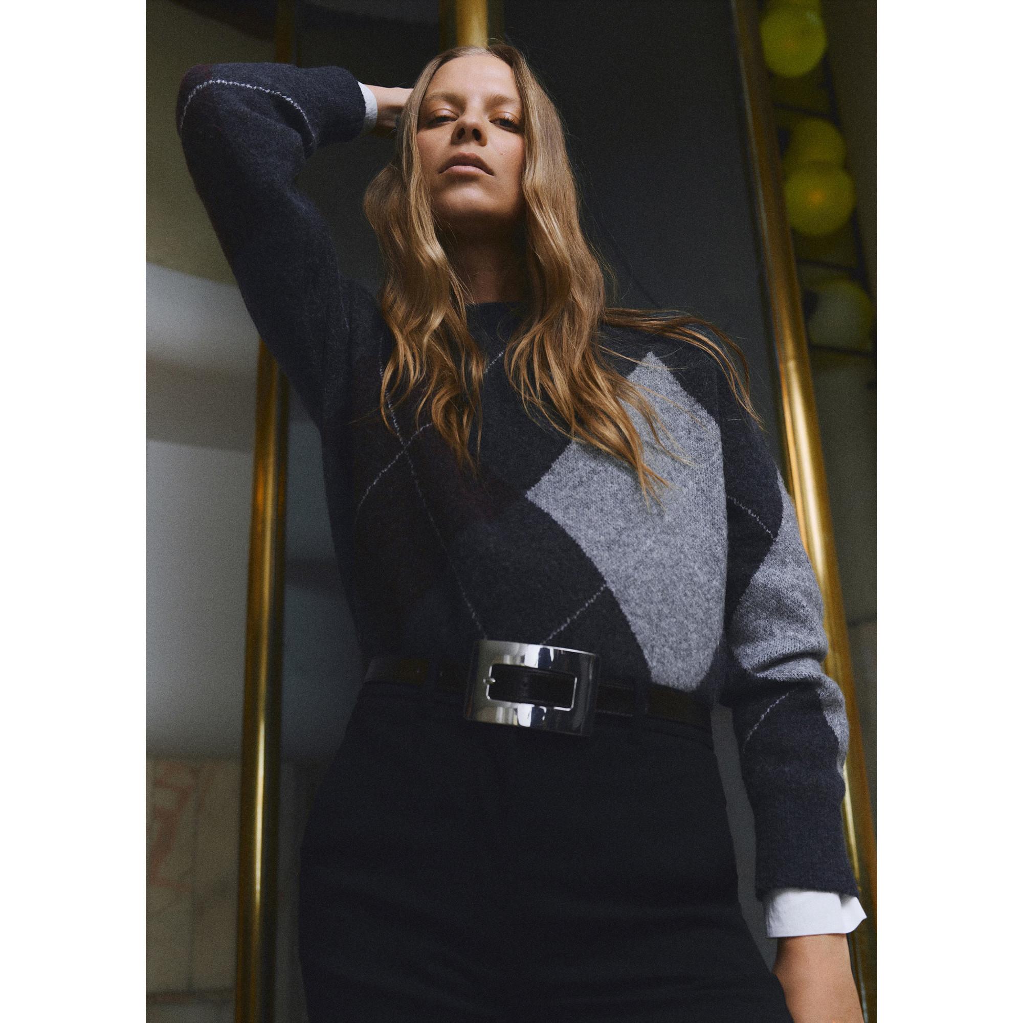 MANGO ROMBON Pull à motif losanges acheter en ligne MANOR