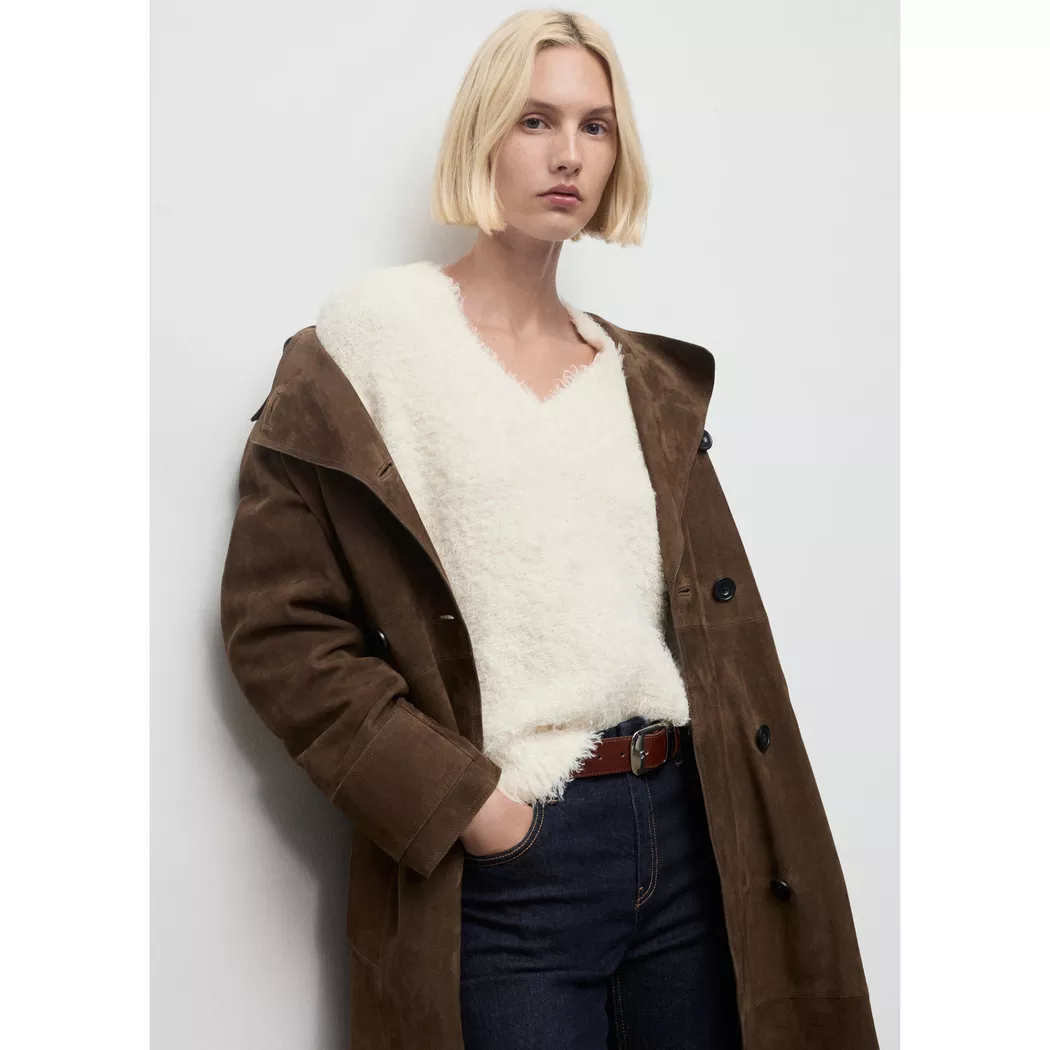 Mango - Pullover, für Damen, Café, Größe L 5
