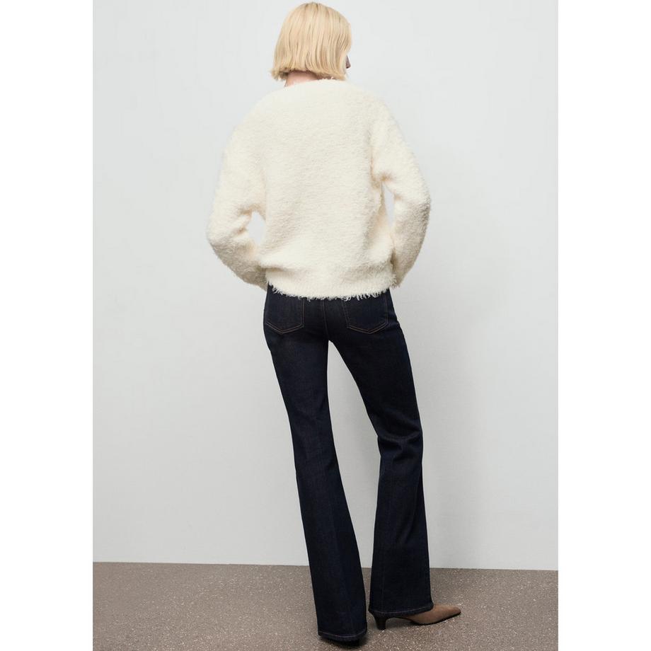 MANGO Antonia Straight Fit Rundhals Pullover  