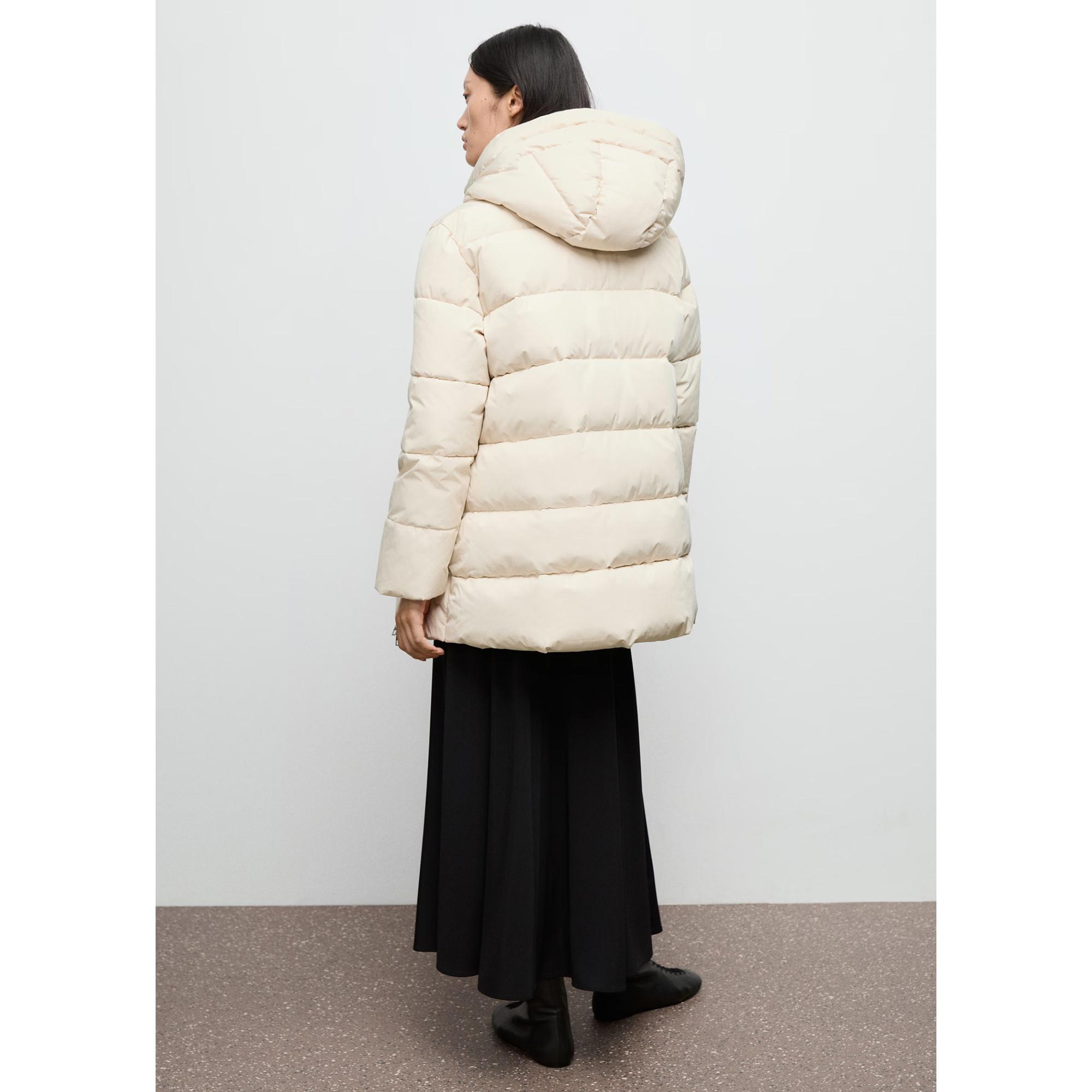 MANGO TOKYO Anorak matelassé avec capuche  