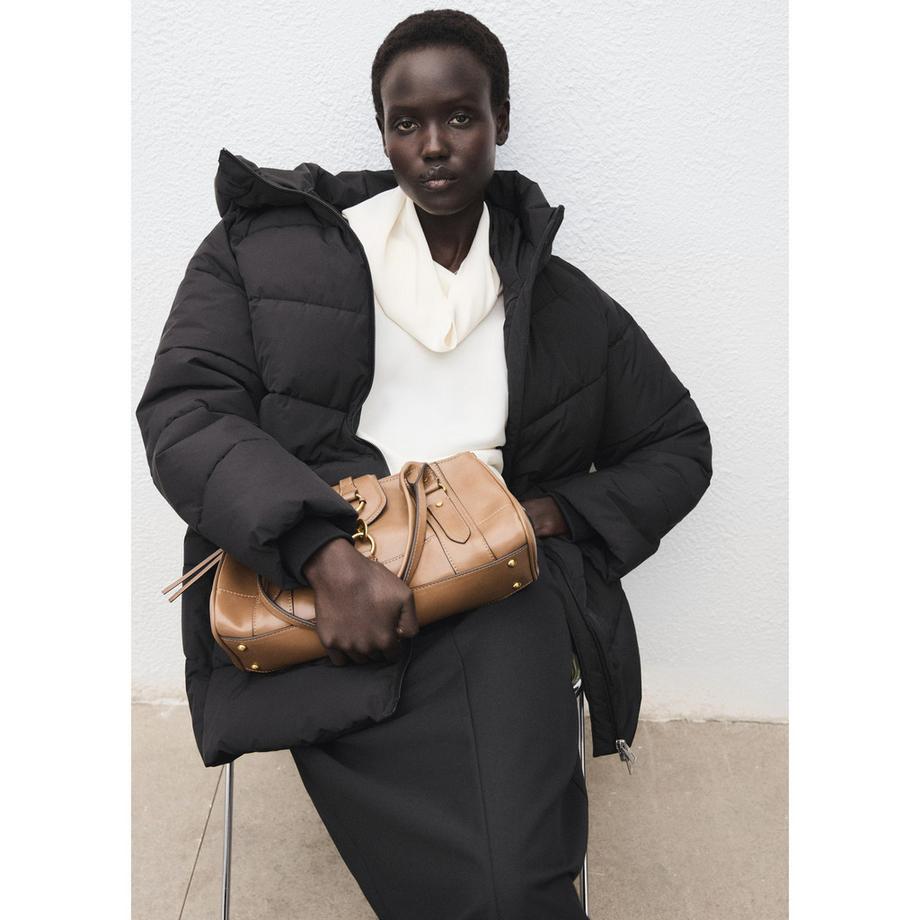 MANGO Tokyo Anorak Imbottito con Cappuccio  