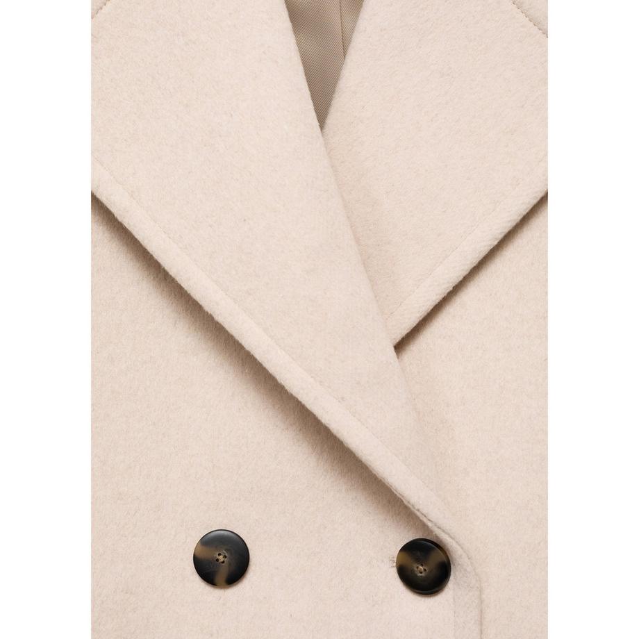 MANGO Goya Zweireihiger Wollmix Mantel  