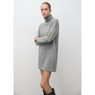 MANGO TALDOTE Rollkragen Strickkleid  