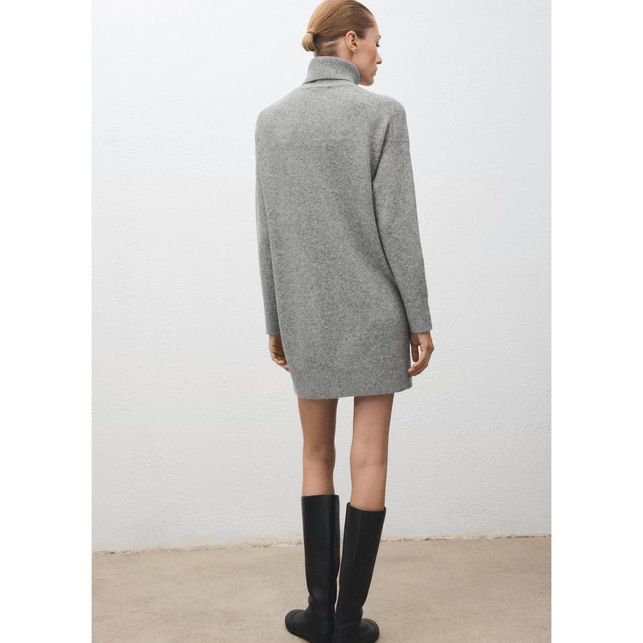 MANGO TALDOTE Rollkragen Strickkleid  