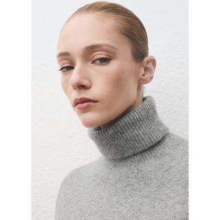 MANGO TALDOTE Rollkragen Strickkleid  