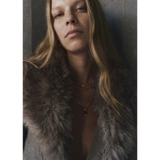 MANGO FURBY Wildleder-Effekt Jacke  