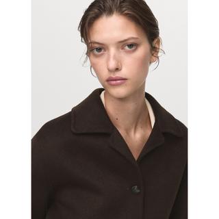 MANGO ALEX Kurze gerade geschnittene Wolljacke  