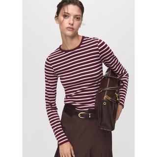 MANGO PAUL T-Shirt a Righe Maniche Lunghe  