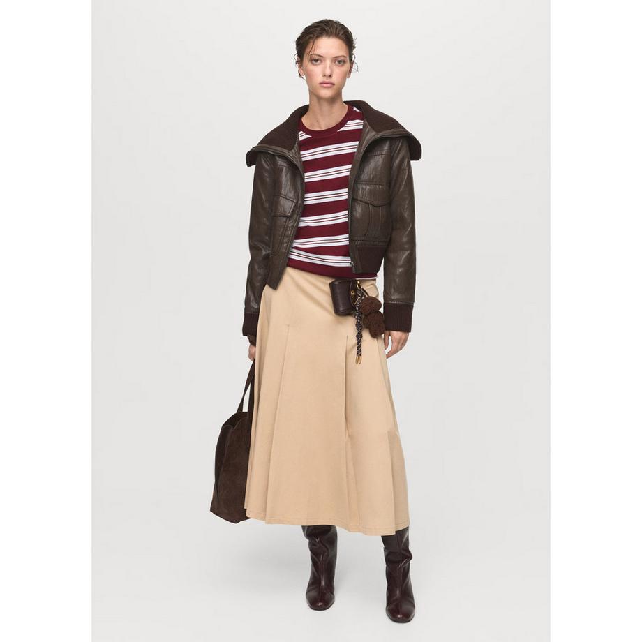 MANGO Dolly T-shirt Rayé Manches Courtes  