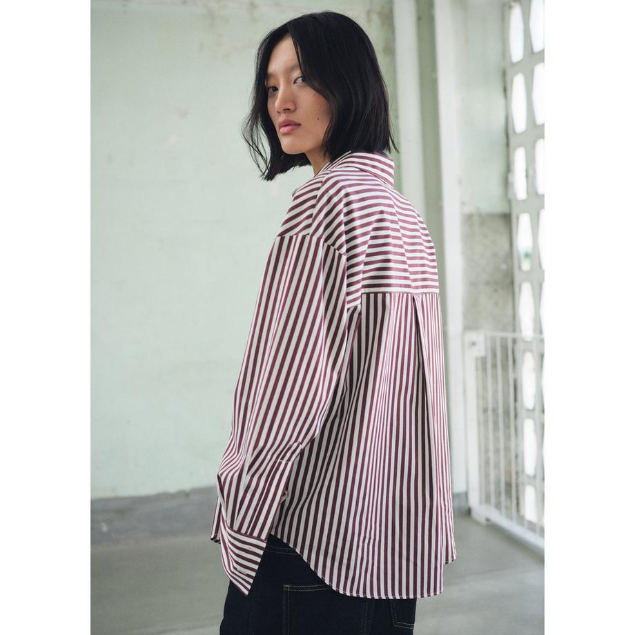 MANGO FONTANA Chemisier Rayé  